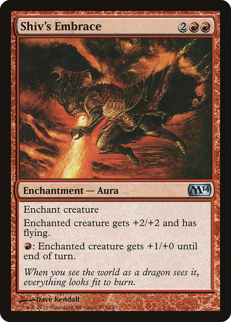 Shiv's Embrace — Magic 2014 — Magic: The Gathering