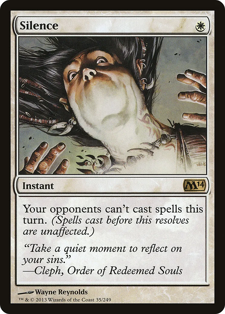 Silence — Magic 2014 — Magic: The Gathering