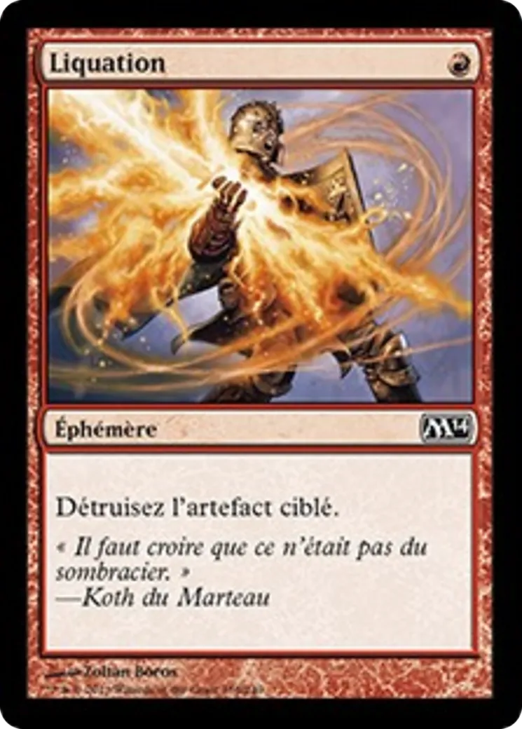 Liquation — Magic 2014 — Magic: The Gathering