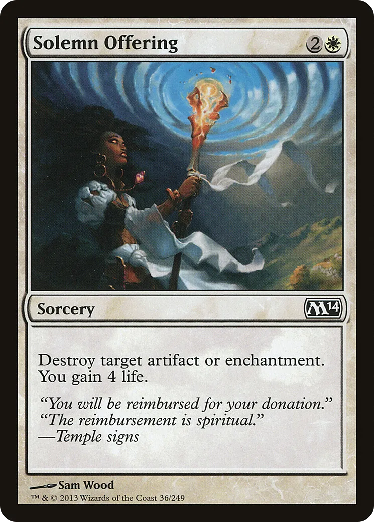 Offrande solennelle — Magic 2014 — Magic: The Gathering