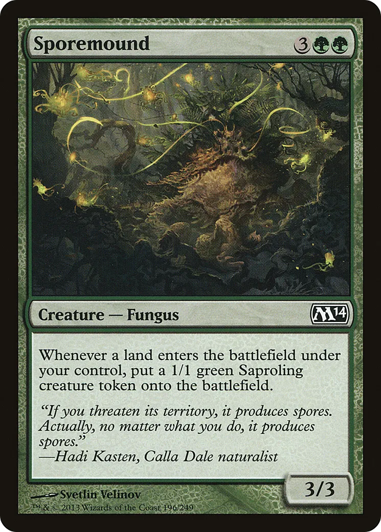 Sporemound — Magic 2014 — Magic: The Gathering