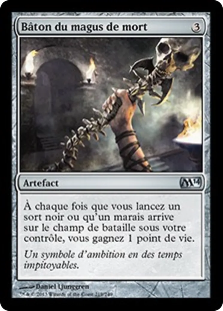 Bâton du magus de mort — Magic 2014 — Magic: The Gathering