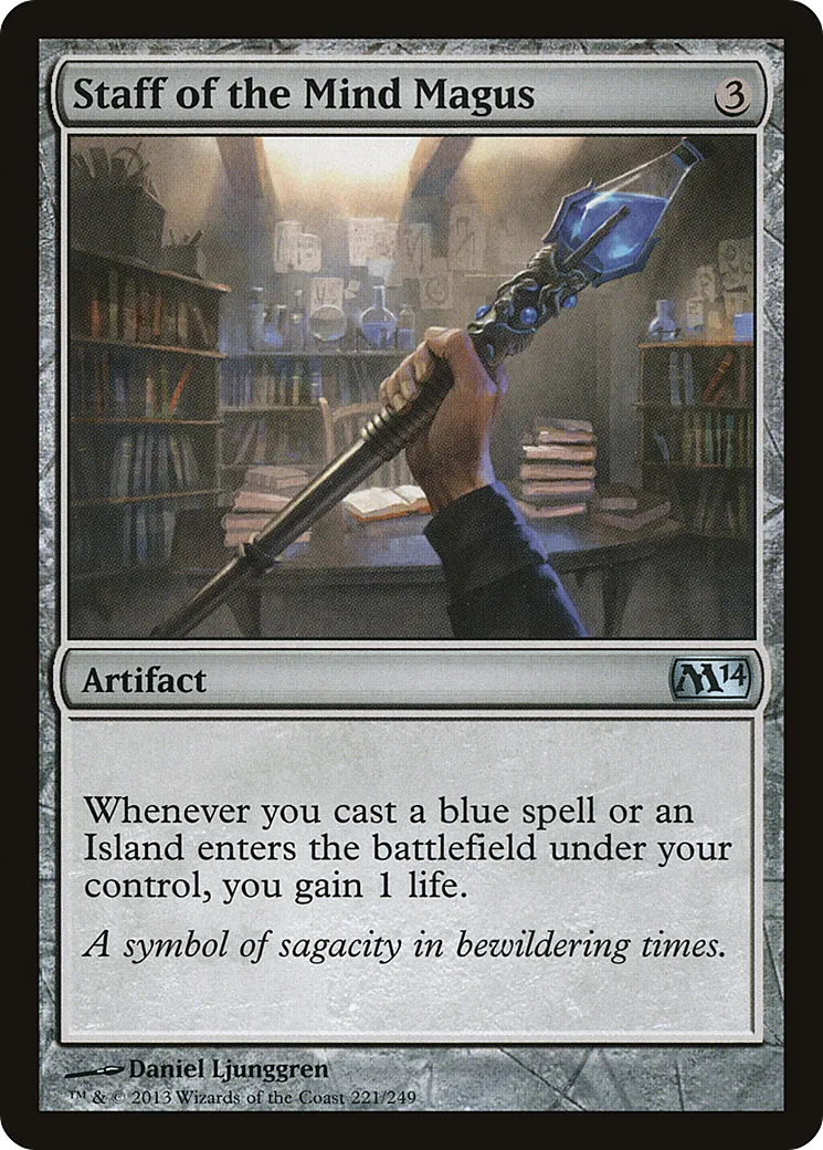 Staff of the Mind Magus — Magic 2014 — Magic: The Gathering