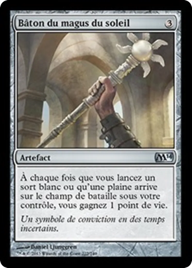 Bâton du magus du soleil — Magic 2014 — Magic: The Gathering