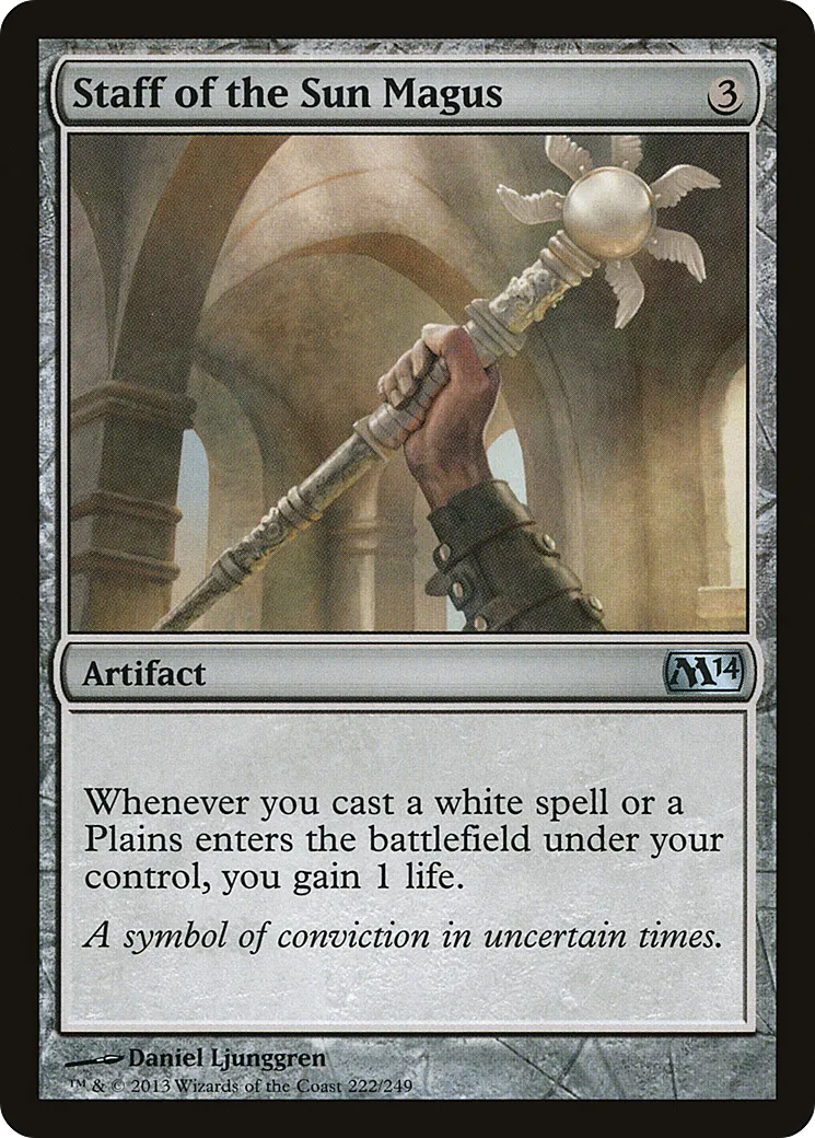 Bâton du magus du soleil — Magic 2014 — Magic: The Gathering