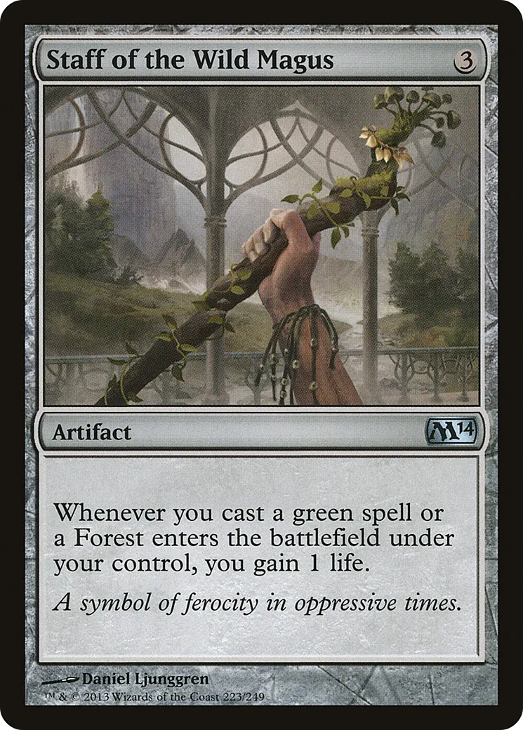 Staff of the Wild Magus — Magic 2014 — Magic: The Gathering