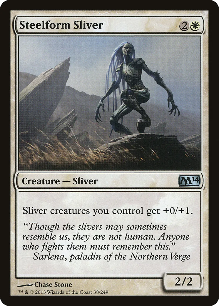 Steelform Sliver — Magic 2014 — Magic: The Gathering