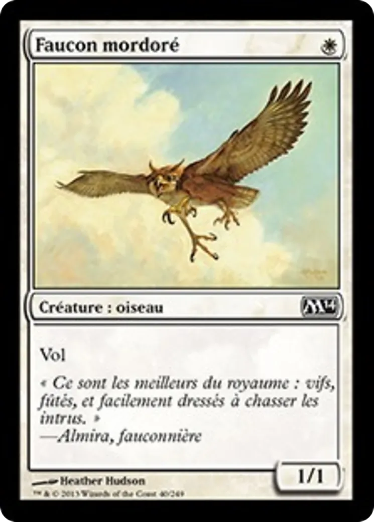 Faucon mordoré — Magic 2014 — Magic: The Gathering