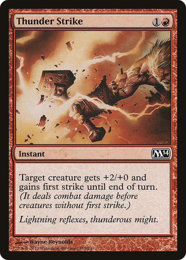 Thunder Strike — Magic 2014 — Magic: The Gathering