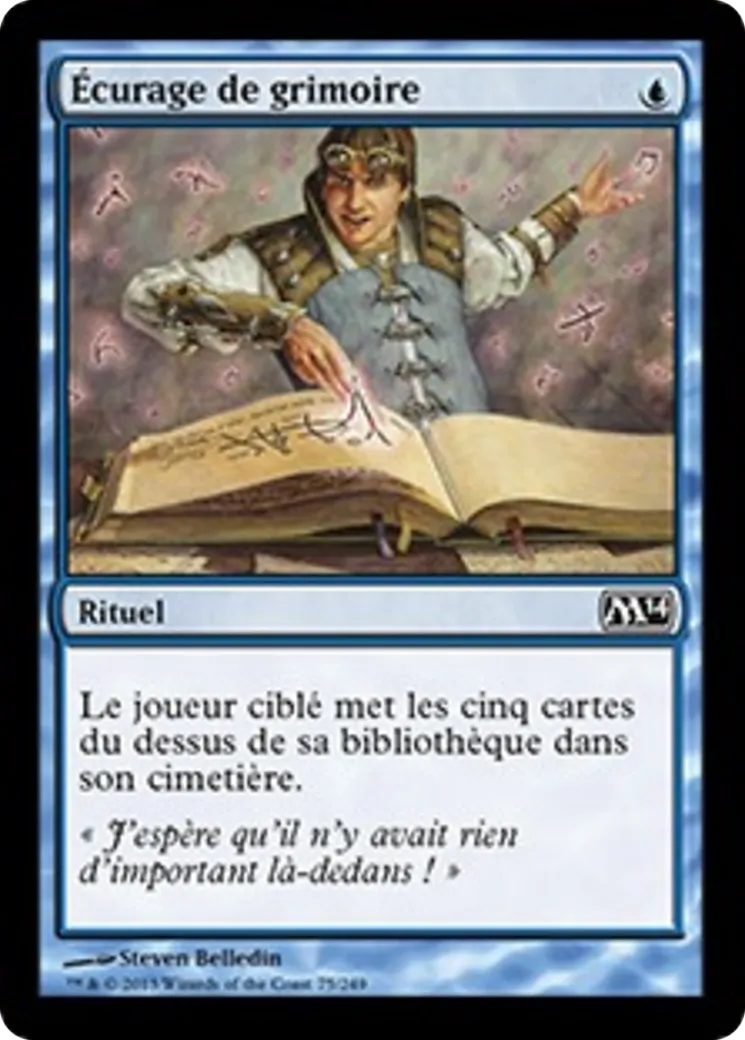 Écurage de grimoire — Magic 2014 — Magic: The Gathering