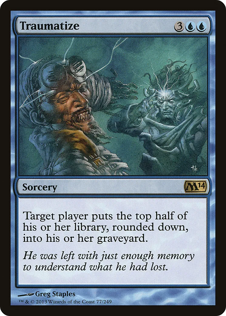 Traumatisme — Magic 2014 — Magic: The Gathering