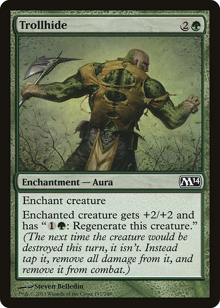 Trollhide — Magic 2014 — Magic: The Gathering