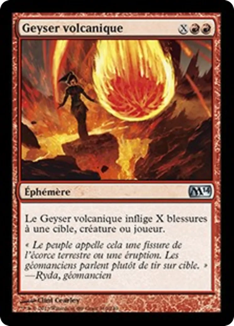 Geyser volcanique — Magic 2014 — Magic: The Gathering