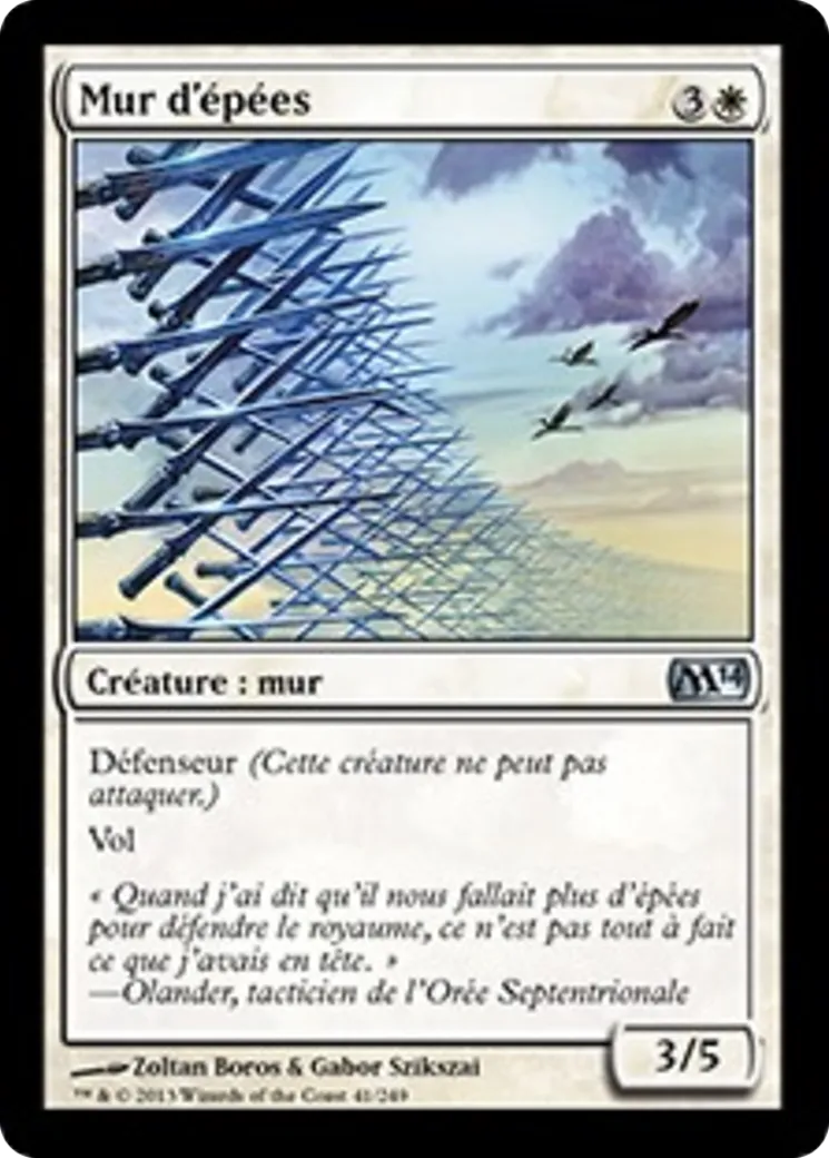 Mur d'épées — Magic 2014 — Magic: The Gathering