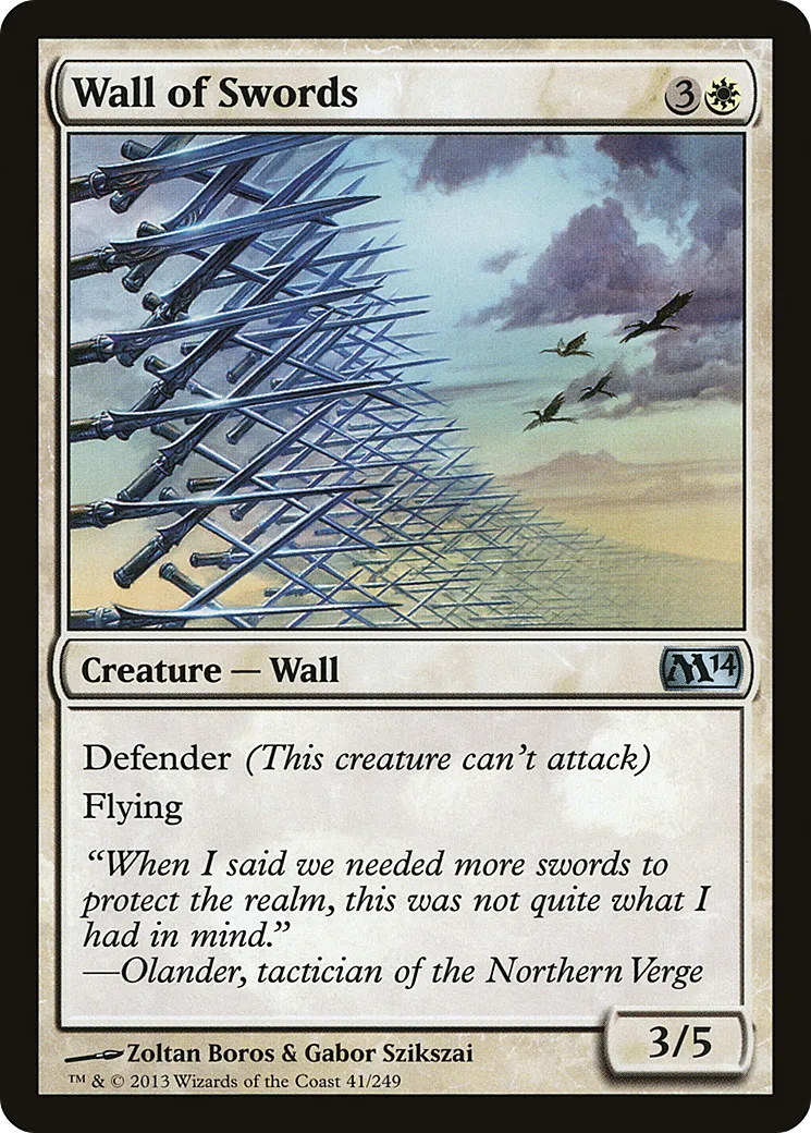 Mur d'épées — Magic 2014 — Magic: The Gathering