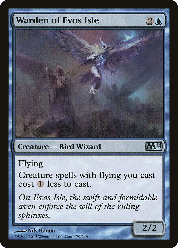 Garde de l'île d'Evos — Magic 2014 — Magic: The Gathering