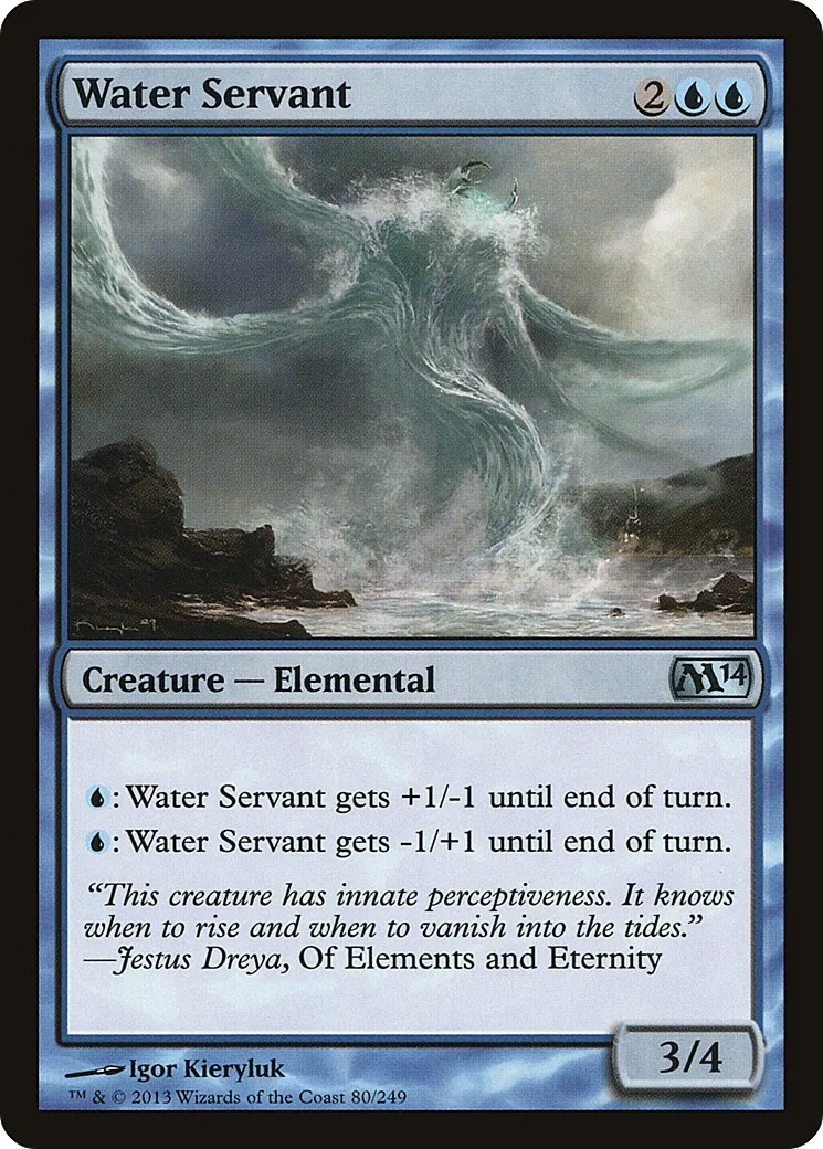 Servant d'eau — Magic 2014 — Magic: The Gathering