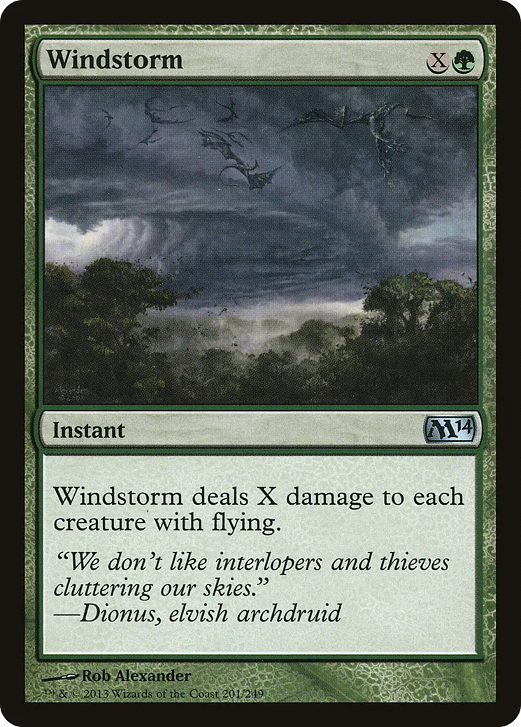 Windstorm — Magic 2014 — Magic: The Gathering