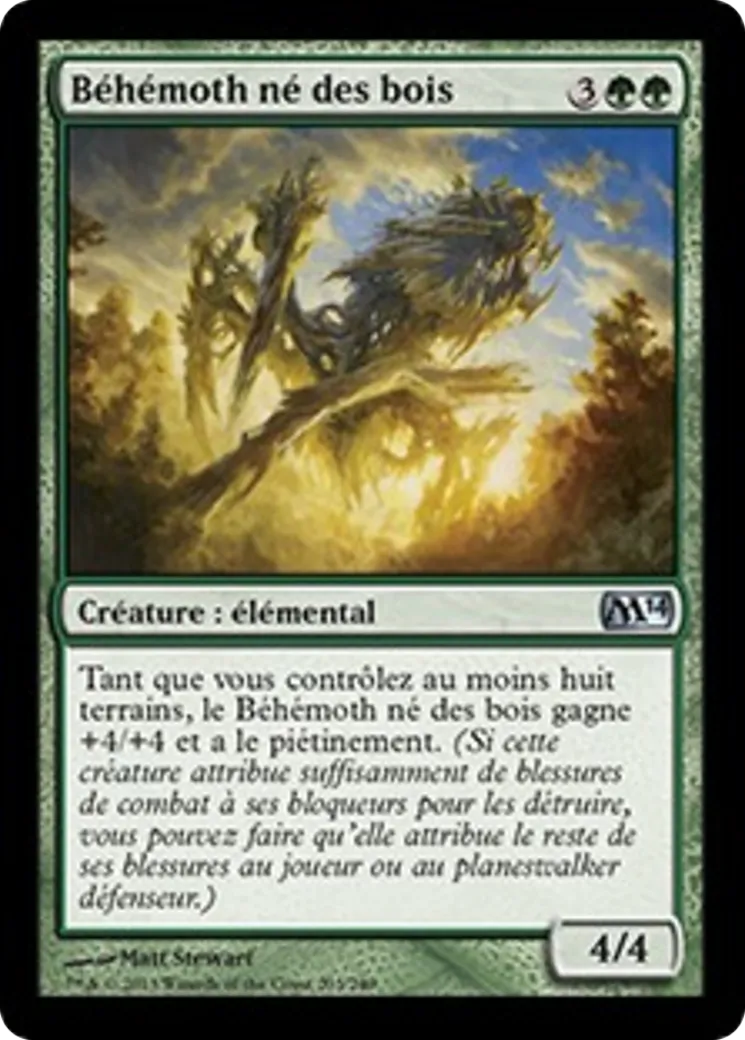Béhémoth né des bois — Magic 2014 — Magic: The Gathering