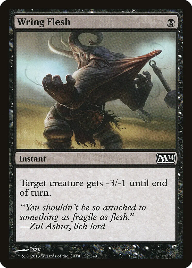Wring Flesh — Magic 2014 — Magic: The Gathering