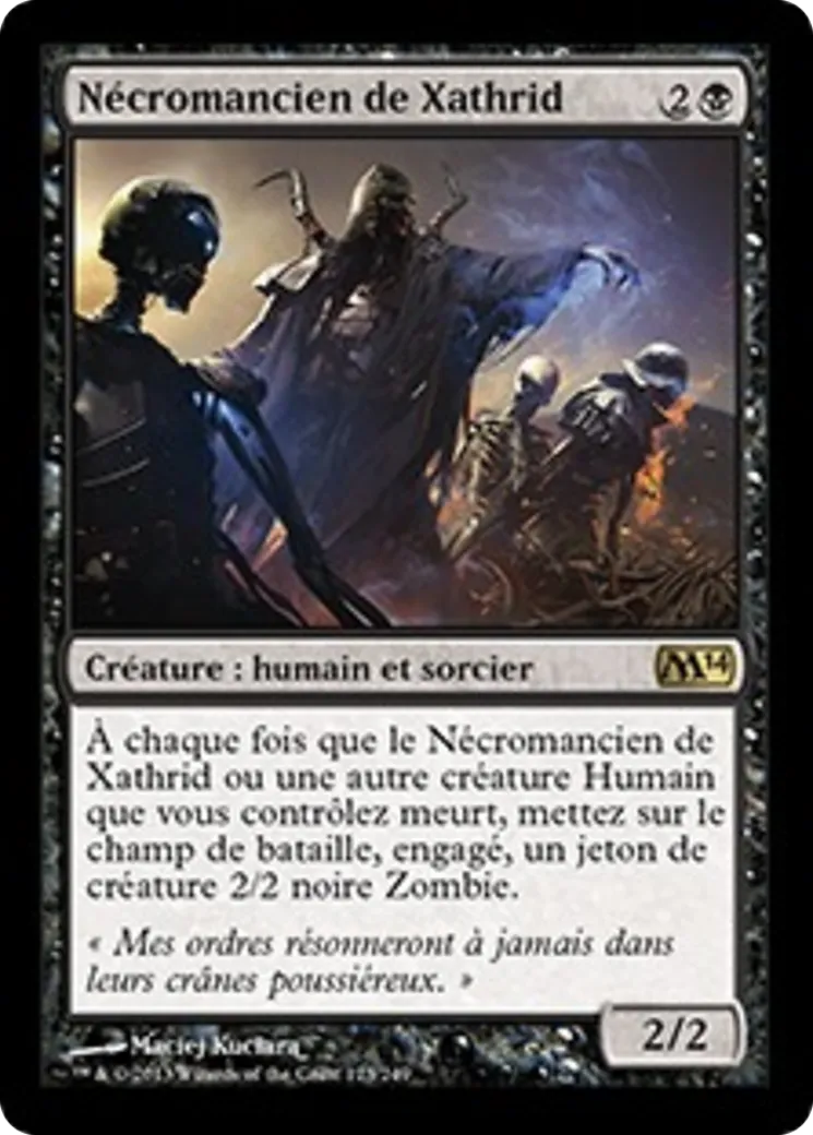 Nécromancien de Xathrid — Magic 2014 — Magic: The Gathering