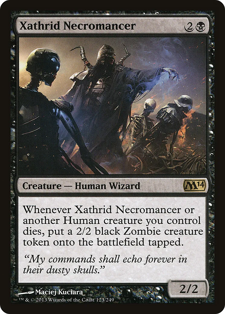 Nécromancien de Xathrid — Magic 2014 — Magic: The Gathering
