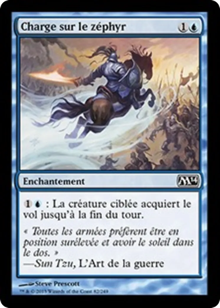 Charge sur le zéphyr — Magic 2014 — Magic: The Gathering