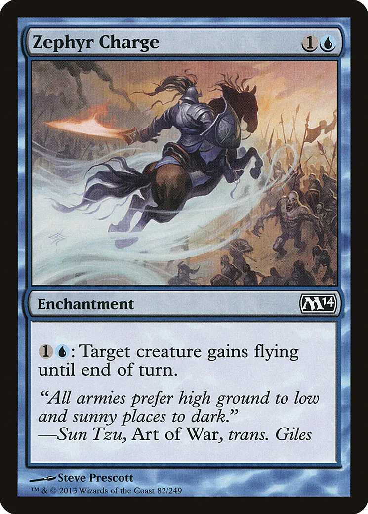 Zephyr Charge — Magic 2014 — Magic: The Gathering
