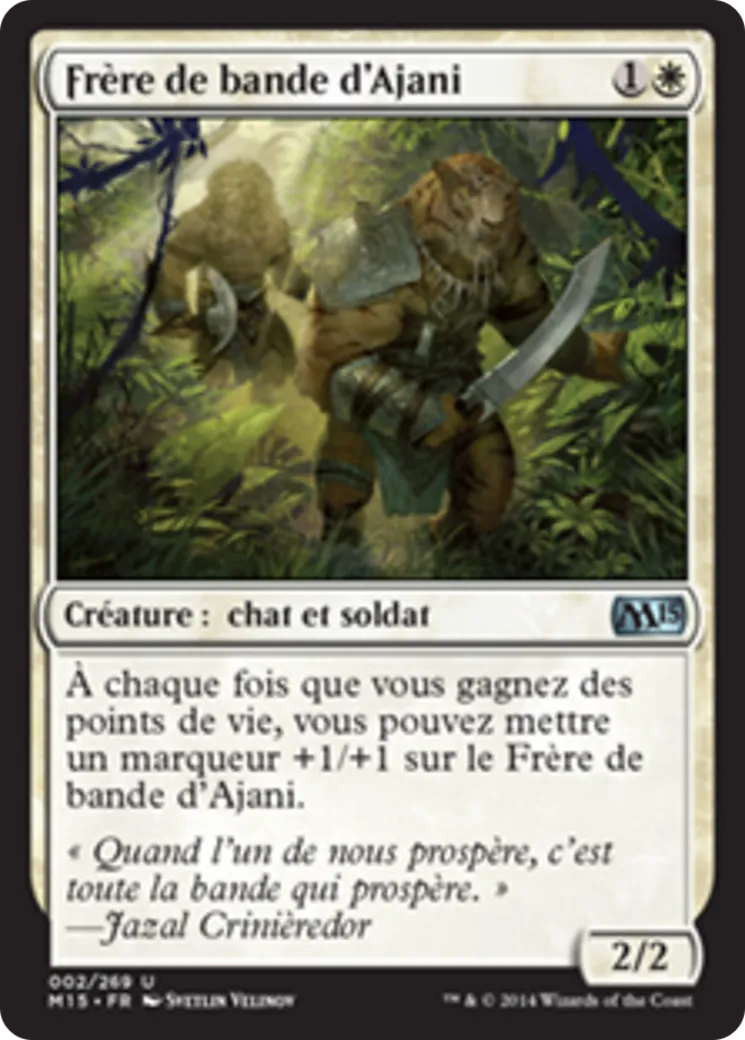 Frère de bande d'Ajani — Magic 2015 — Magic: The Gathering