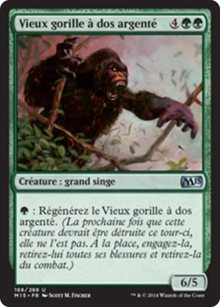 Vieux gorille à dos argenté — Magic 2015 — Magic: The Gathering