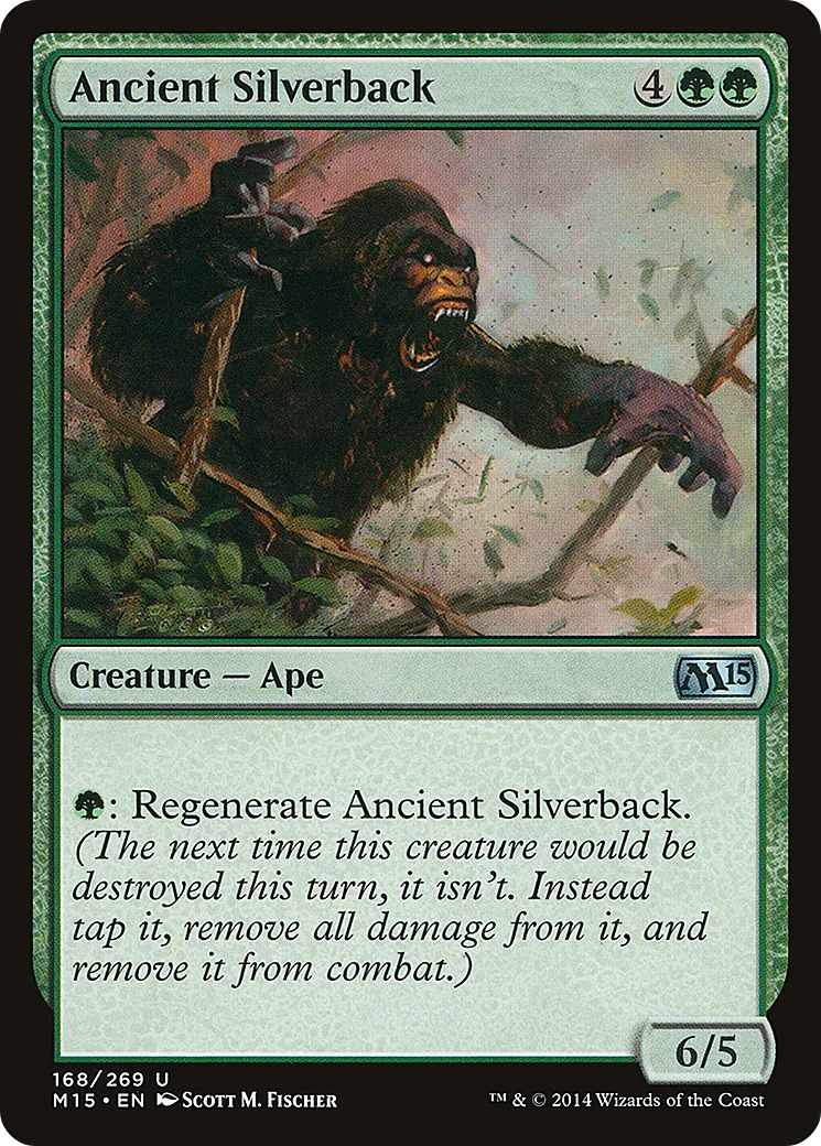 Vieux gorille à dos argenté — Magic 2015 — Magic: The Gathering