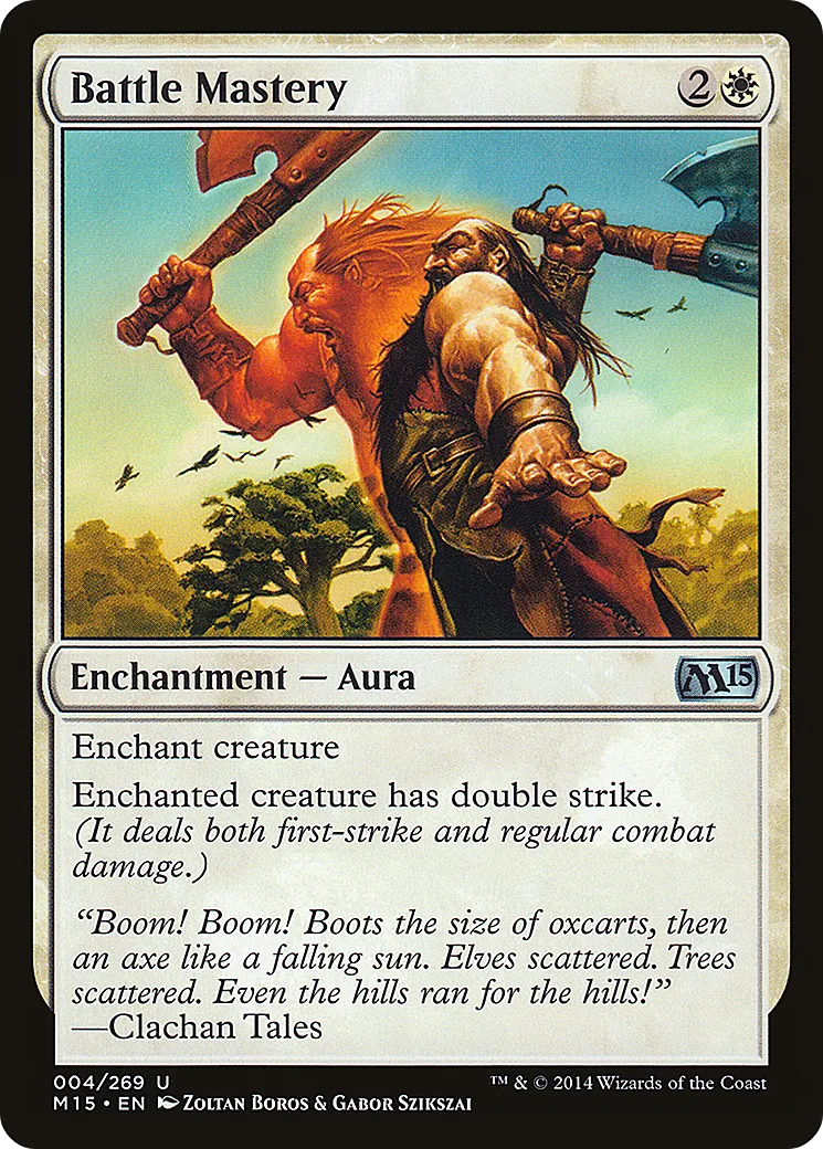 Maîtrise de la bataille — Magic 2015 — Magic: The Gathering