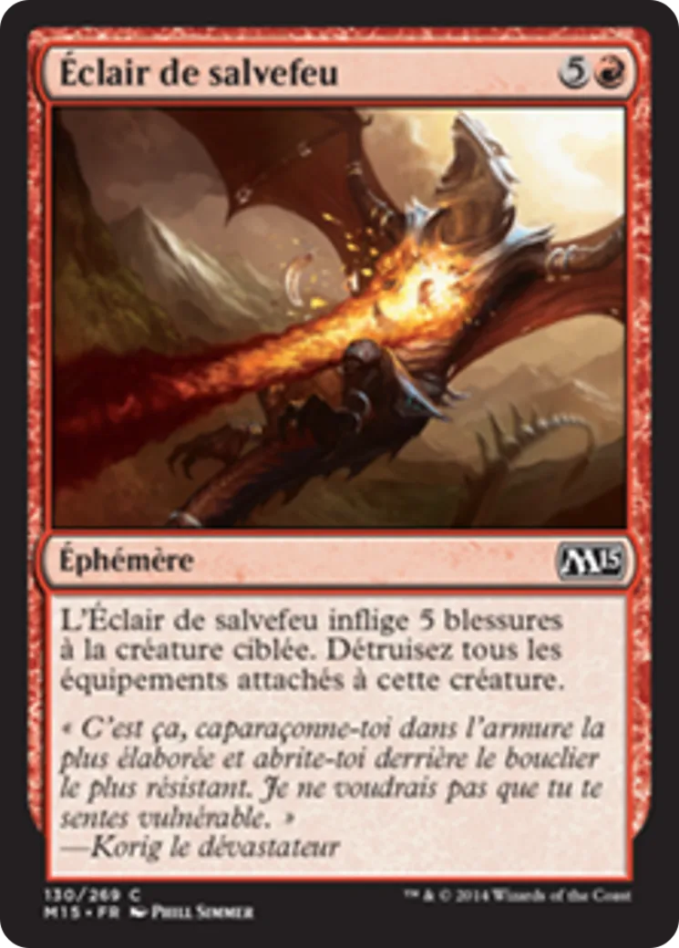 Éclair de salvefeu — Magic 2015 — Magic: The Gathering