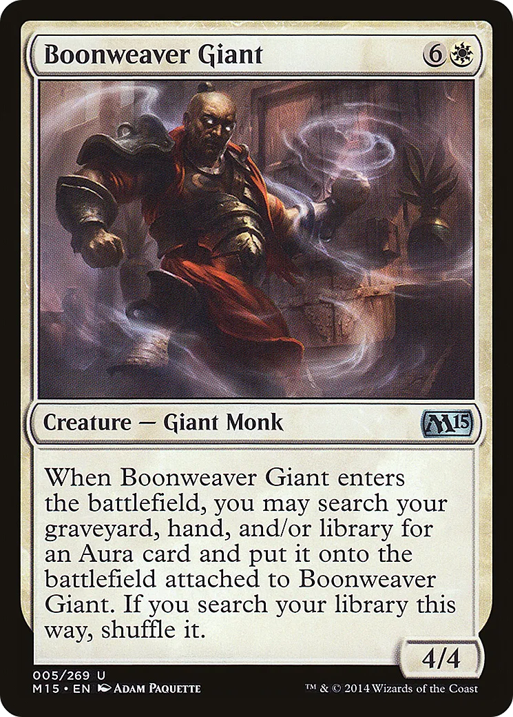 Boonweaver Giant — Magic 2015 — Magic: The Gathering