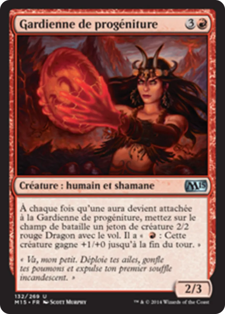 Gardienne de progéniture — Magic 2015 — Magic: The Gathering