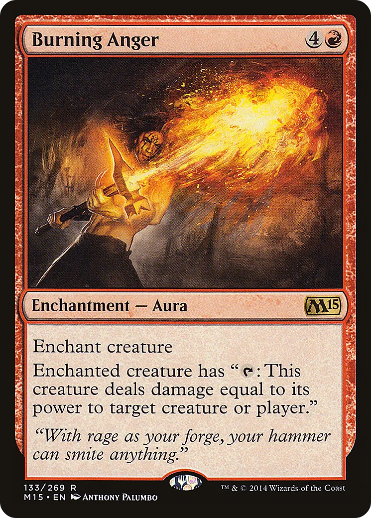 Burning Anger — Magic 2015 — Magic: The Gathering