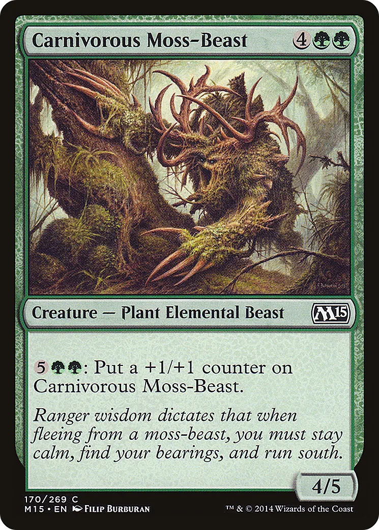 Bryophyte carnivore — Magic 2015 — Magic: The Gathering