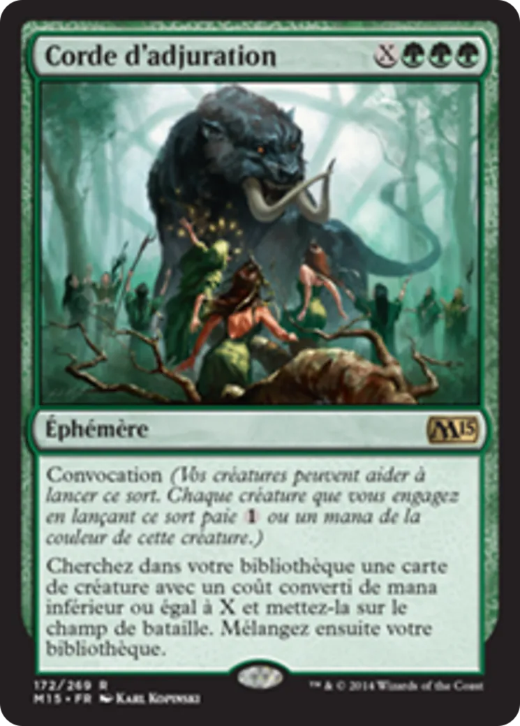 Corde d'adjuration from Magic 2015 - Magic: The Gathering