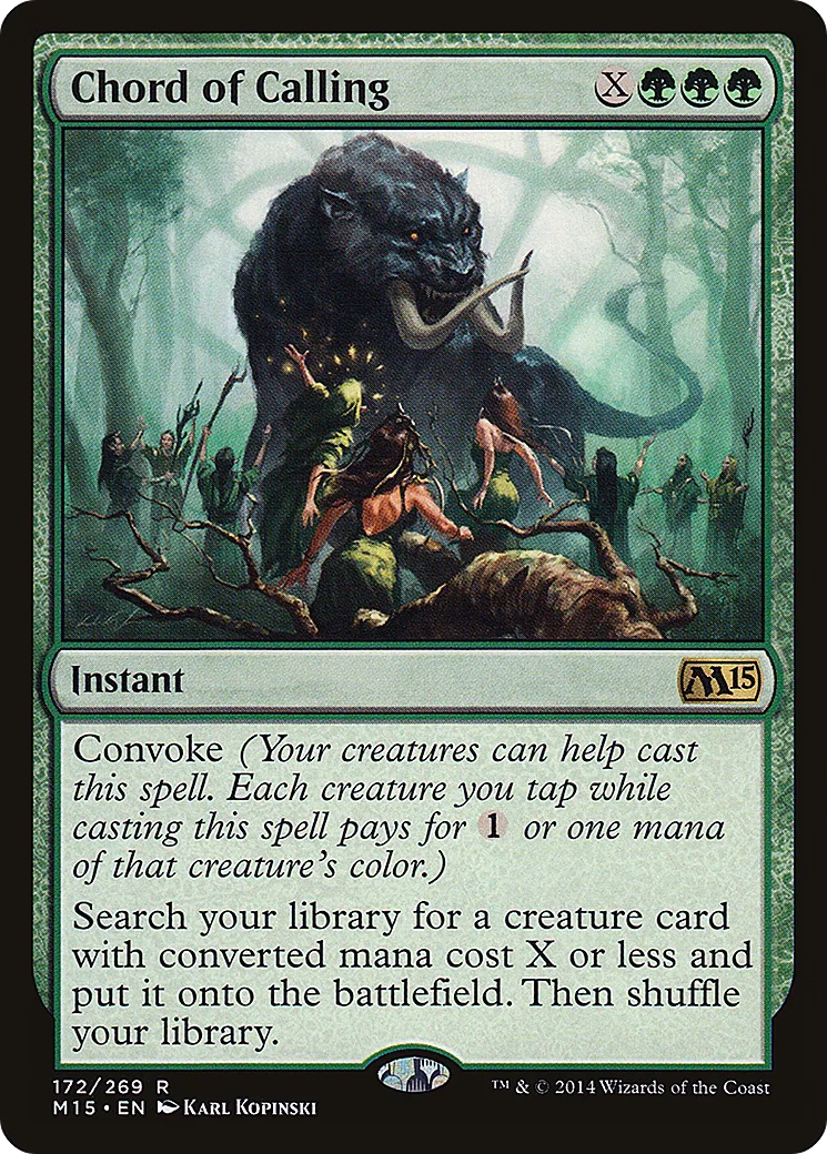 Chord of Calling from Magic 2015 - Magic: The Gathering