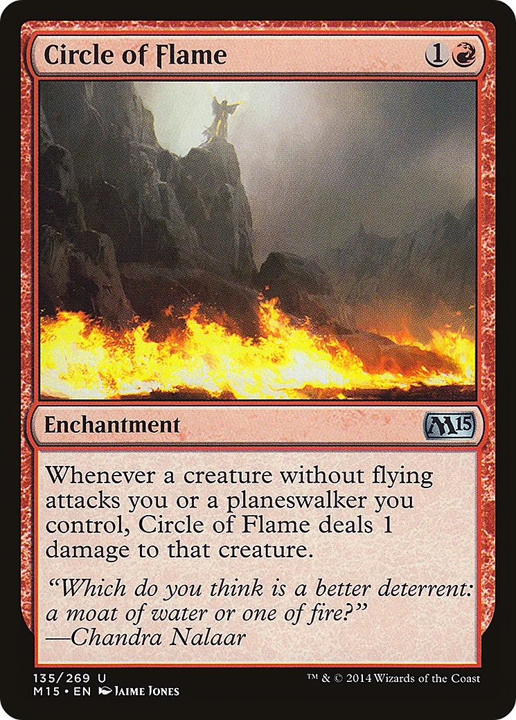 Cercle de flammes — Magic 2015 — Magic: The Gathering