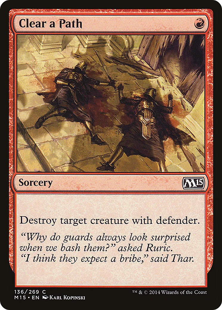 Se frayer un chemin — Magic 2015 — Magic: The Gathering