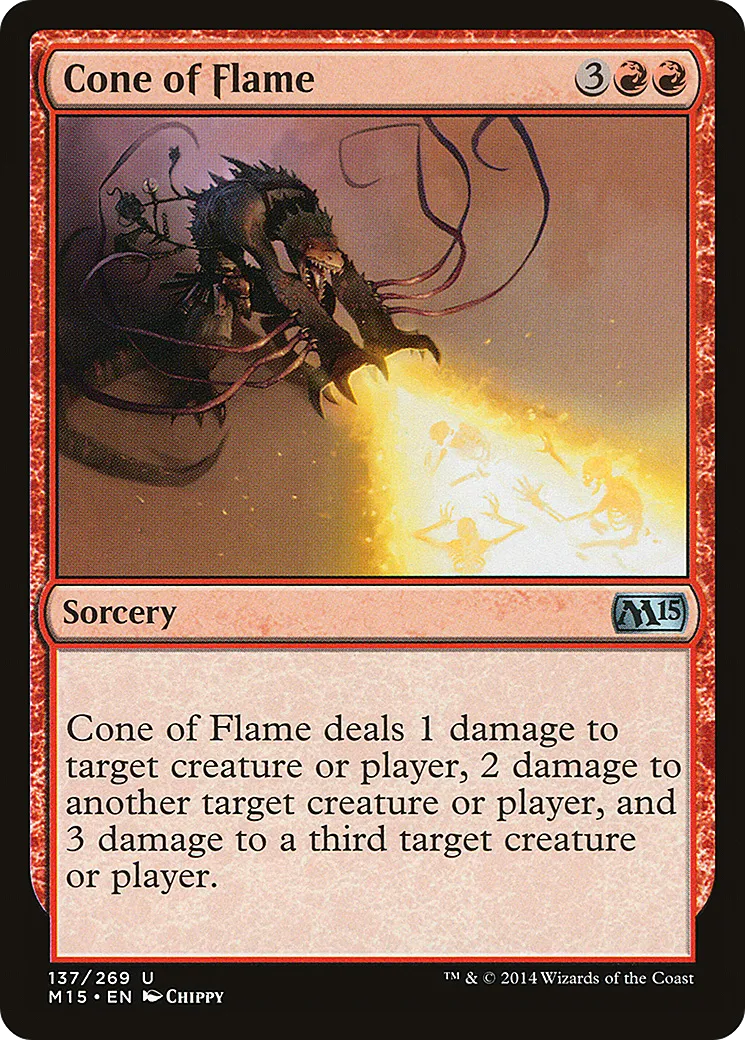 Cône de flammes — Magic 2015 — Magic: The Gathering