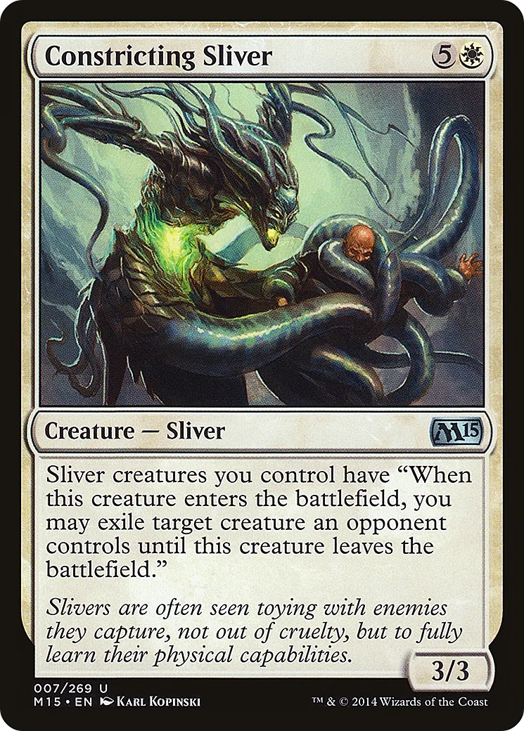 Constricting Sliver — Magic 2015 — Magic: The Gathering