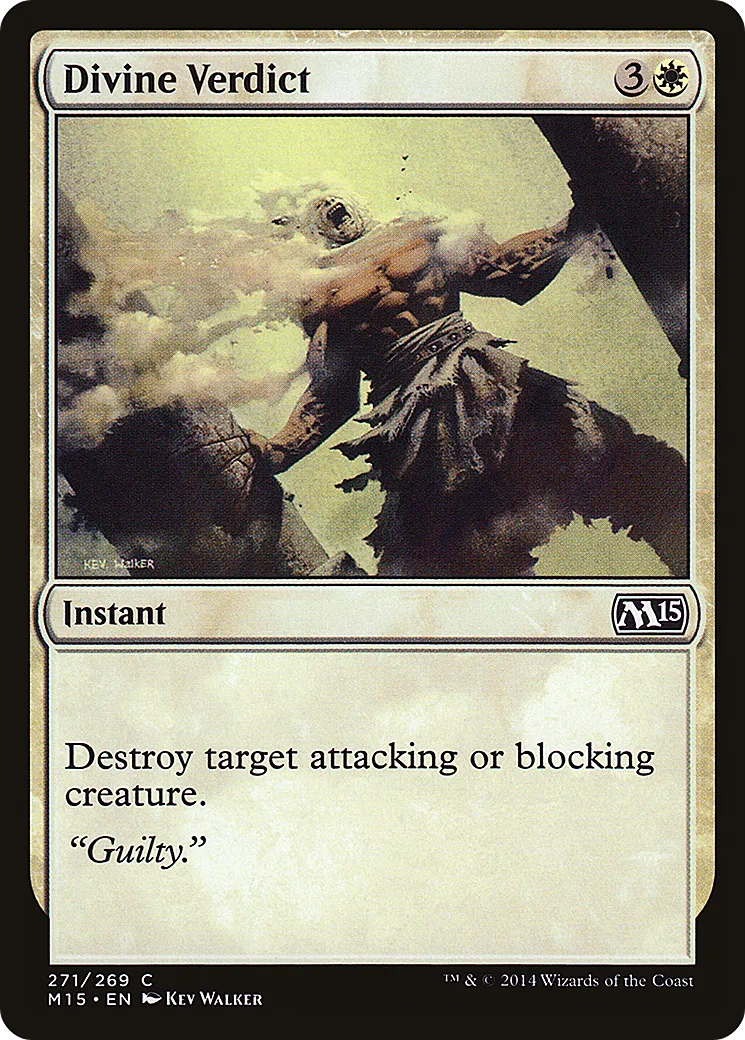 Divine Verdict — Magic 2015 — Magic: The Gathering