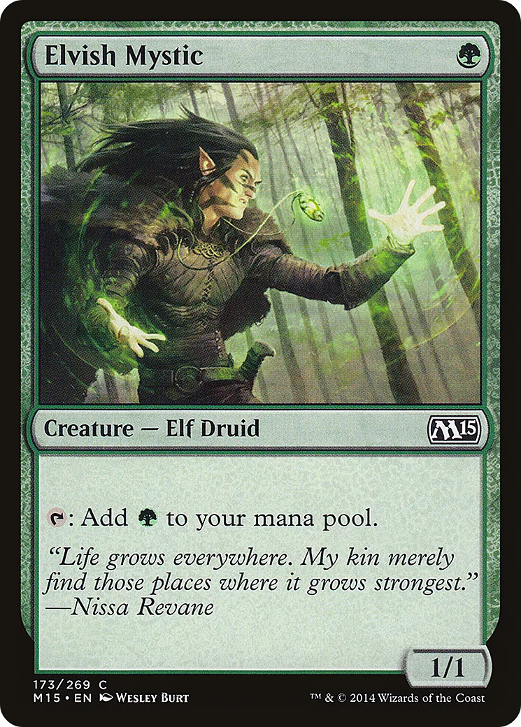 Elvish Mystic — Magic 2015 — Magic: The Gathering