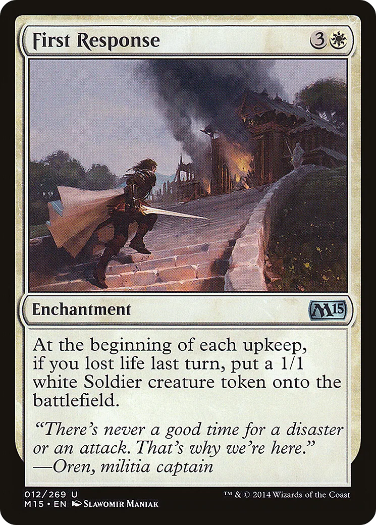 First Response from Magic 2015 - Magic: The Gathering