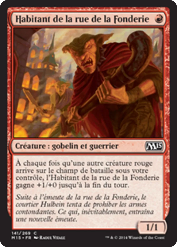 Habitant de la rue de la Fonderie — Magic 2015 — Magic: The Gathering