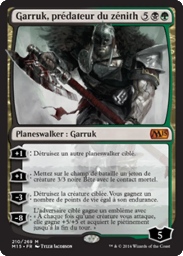 Garruk, prédateur du zénith — Magic 2015 — Magic: The Gathering