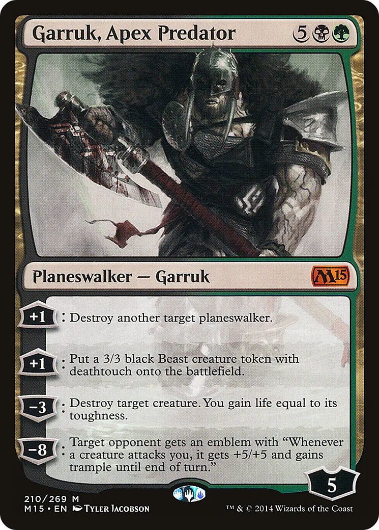 Garruk, Apex Predator — Magic 2015 — Magic: The Gathering