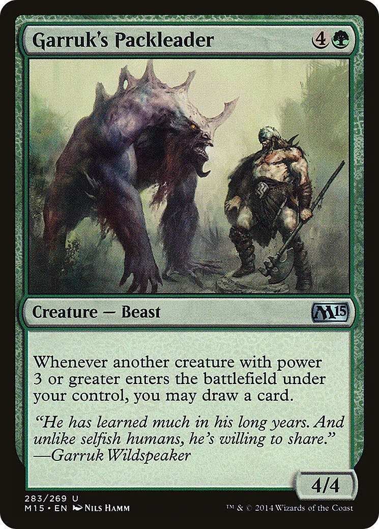 Chef de meute de Garruk — Magic 2015 — Magic: The Gathering